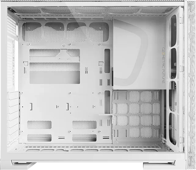Geometric Future Model 5 Vent White, inkl. Lüfter, Glasfenster