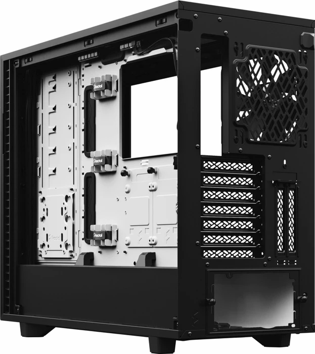Fractal Design Define 7 Black/White TG Clear Tint, Glasfenster, schallgedämmt