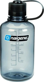 Nalgene Narrow Mouth Sustain Trinkflasche 473ml grau