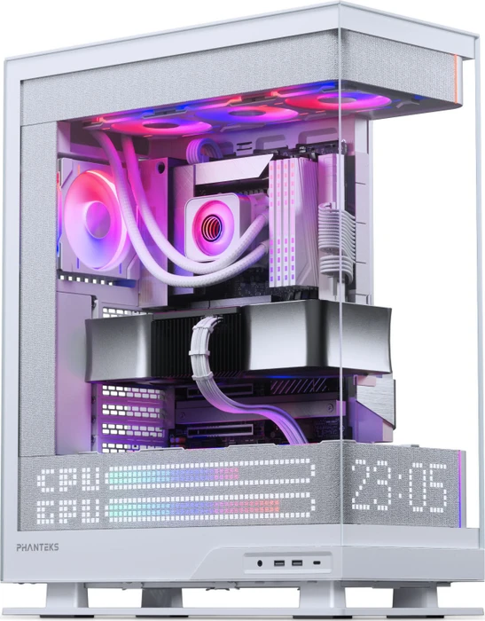 Phanteks Evolv X2 Matrix, weiß, Glasfenster