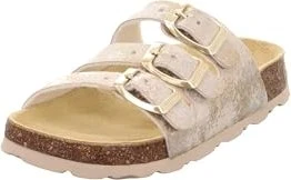 Superfit Fussbettpantoffel Sandale gold/mehrfarbig (Junior)