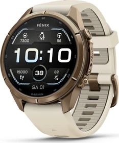 Garmin Fenix 9 Pro 43mm autumn gold titanium/cream-french grey