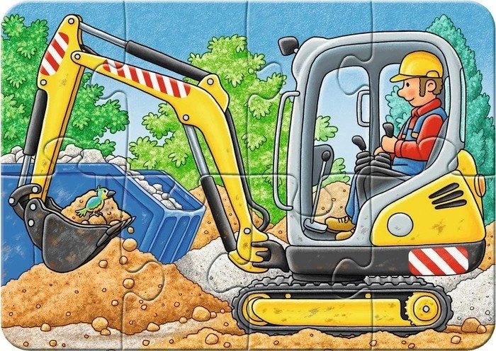 Ravensburger Puzzle Bei der Arbeit