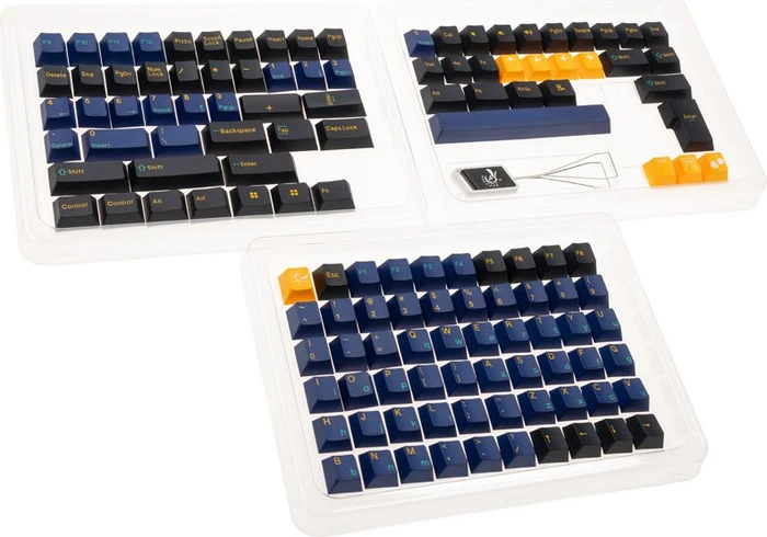 Ducky Outlaw 65 Barebone Gaming-Tastatur, silber, ANSI