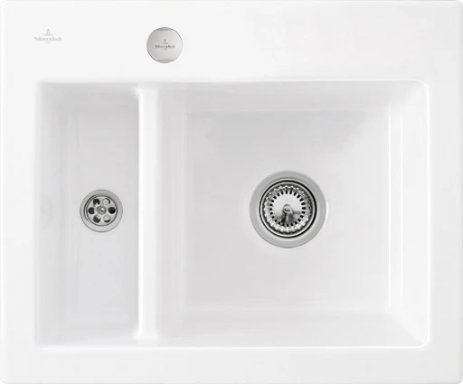 Villeroy & Boch Subway 60 XM flat flächenbündig Becken rechts mit Ablauffernbedienung snow white
