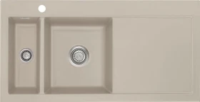 systemceram Mera 100 F Einbau Becken links fango