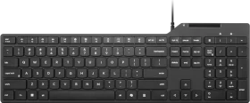 Lenovo Wired Smartcard Keyboard 5000, schwarz, USB, DE (4Y41U13323)