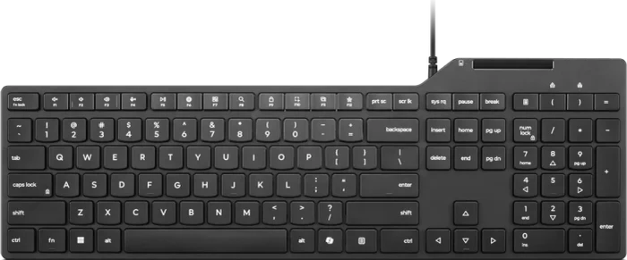 Lenovo Wired Smartcard Keyboard 5000, schwarz, USB, DE