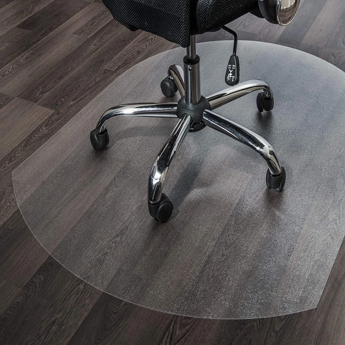 Floortex Cleartex Advantagemat konturierte Bodenschutzmatte für Hartböden, transparent, Vinyl