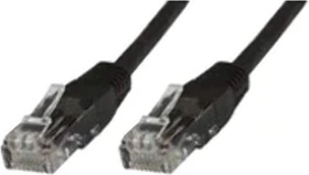 MicroConnect Patchkabel, Cat5e, U/UTP, RJ-45/RJ-45, 1.5m, schwarz