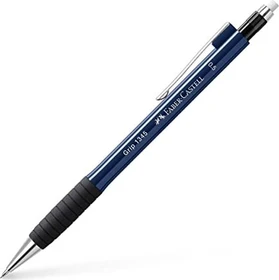 Faber-Castell Grip 1345 Druckbleistift 0.5mm graphit, blau, Radierer