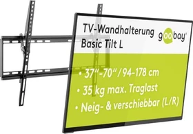 Wentronic Goobay TV-Wandhalterung Basic TILT L