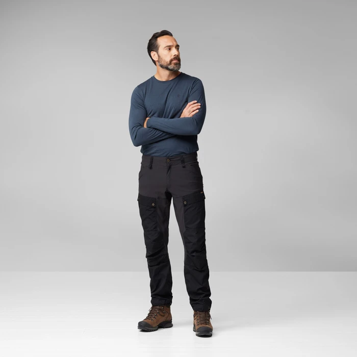 Fjällräven Keb Hose lang schwarz (Herren)
