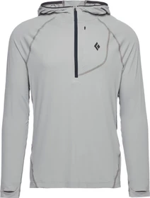 Black Diamond Alpenglow Pro Hoody Funktionsshirt langarm pewter (Herren)