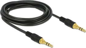 DeLOCK 3.5mm Klinke 3-Pin [Stecker] auf 3.5mm 3-Pin Klinke [Stecker] schwarz 3m (85551)