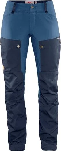Fjällräven Keb Trousers Curved Regular Hose lang dark navy/uncle blue (Damen)