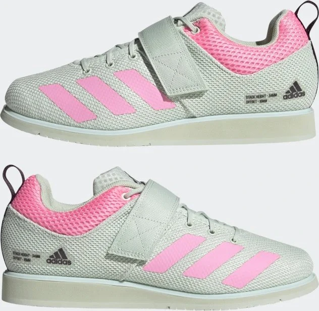 adidas Powerlift 5 linen green/beam pink/shadow maroon (Herren)