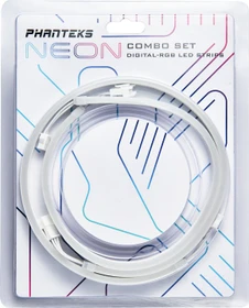Phanteks Digital RGB Neon LED Kit, White, ARGB beleuchtet, 40cm, weiß