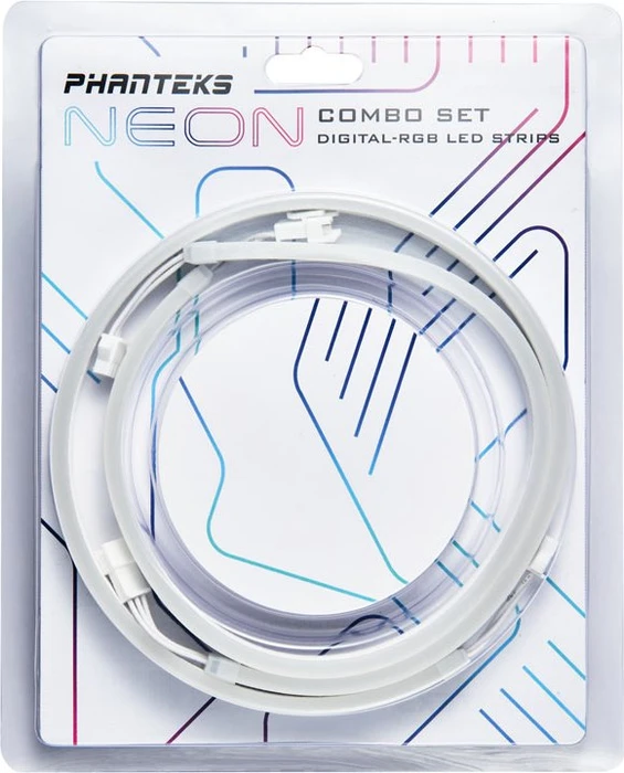 Phanteks Digital RGB Neon LED Kit, White, ARGB beleuchtet, 40cm, weiß