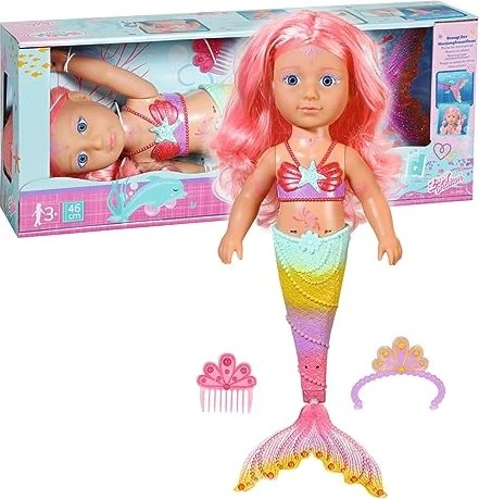 Zapf creation BABY born - Puppe - Little Sister Meerjungfrau 46cm