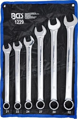 BGS technic Schraubenschlüsselsatz inkl. Tasche, 6-tlg.