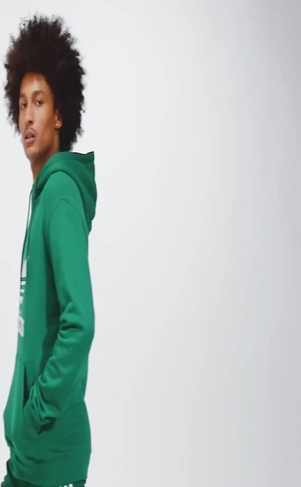 adidas Adicolor Classics Trefoil Hoodie collegiate green (Herren)