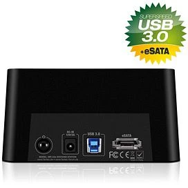 Fantec MR-U3e schwarz, USB-B 3.0/eSATA