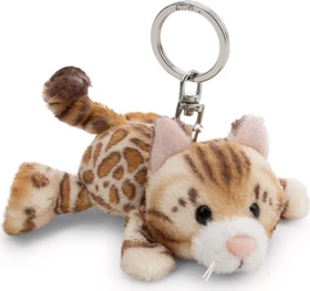 Nici Liegende Bengal Katze Schlüsselanhänger 10cm