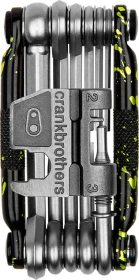 CrankBrothers M17 Miniwerkzeug lime green splatter