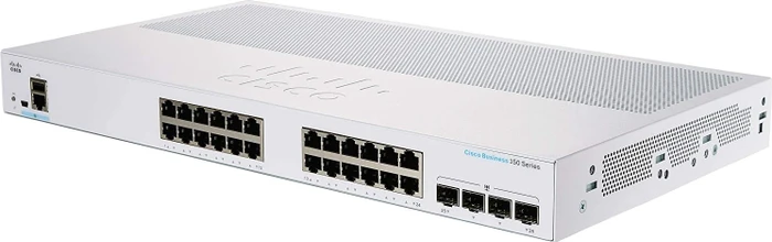 Cisco Business 350 Rackmount Gigabit Managed Switch, 24x RJ-45, 4x SFP+