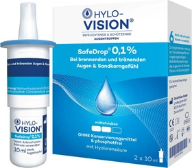 Hylo-Vision SafeDrop 0.1% Augentropfen, 20ml (2x 10ml)