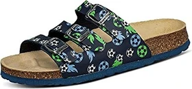 Superfit Fussbettpantoffel Sandale blau/grün (Junior)