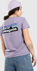 Patagonia P-6 Logo Responsibili-Tee T-Shirt kurzarm concrete purple (Damen)