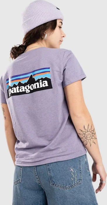 Patagonia P-6 Logo Responsibili-Tee T-Shirt kurzarm concrete purple (Damen)