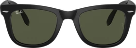 Ray-Ban RB4105 Wayfarer Folding Classic 50mm matte black/crystal green