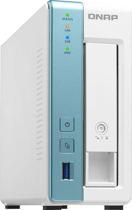 QNAP Turbo Station TS-131K, 1GB RAM, 1x RJ-45 1000Base-T, 3x USB-A 3.0