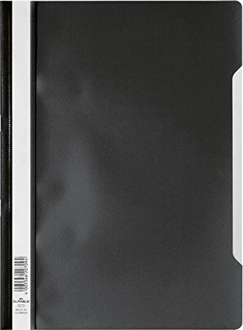 Durable Sichthefter, A4, schwarz/transparent