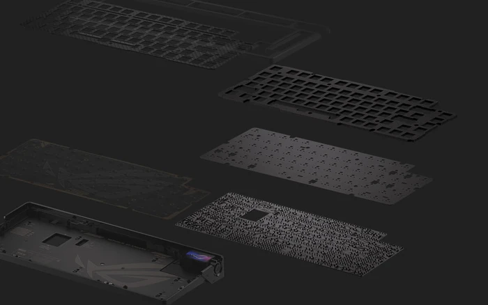 ASUS ROG Azoth Extreme Gaming Keyboard, PBT, hot-swap, ROG NX SNOW, USB/Bluetooth, US