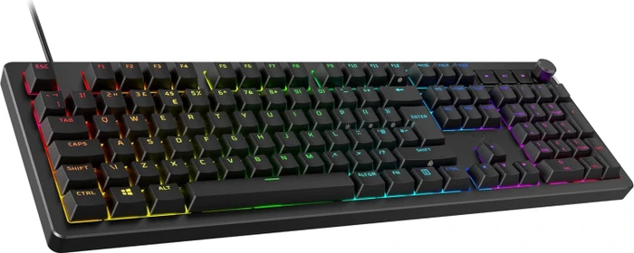 HP HyperX Alloy Rise, PBT, LEDs RGB, hot-swap, HyperX Linear, USB, UK