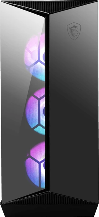 MSI MPG Gungnir 110R, schwarz, Glasfenster