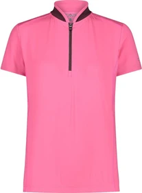 CMP Bike T Half Zip Trikot kurzarm rosa fluo (Damen)