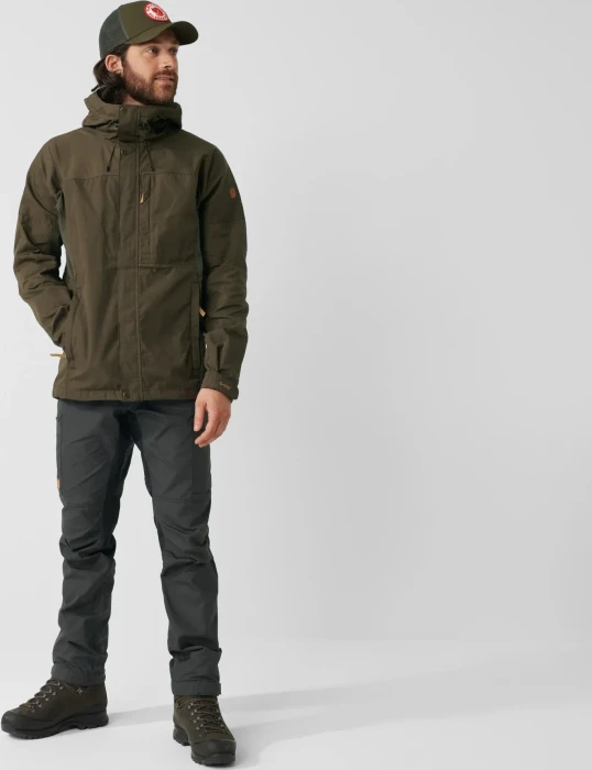 Fjällräven Kaipak Hose lang dark grey/black (Herren)