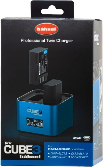 Hähnel ProCube 3 Doppelladegerät für Panasonic