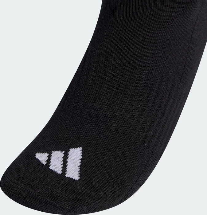 adidas 3-Streifen Cushioned Crew Socken schwarz/weiß, 3 Paare