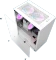 DarkFlash DK100 White, Glasfenster Vorschaubild
