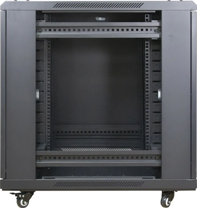 Inter-Tech SNB-8815 Serverschrank 15HE, Sicherheitsglastür, IP2X, 800mm tief