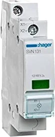 Hager LED Leuchtmelder grün 12 + 48V AC + DC 1PLE