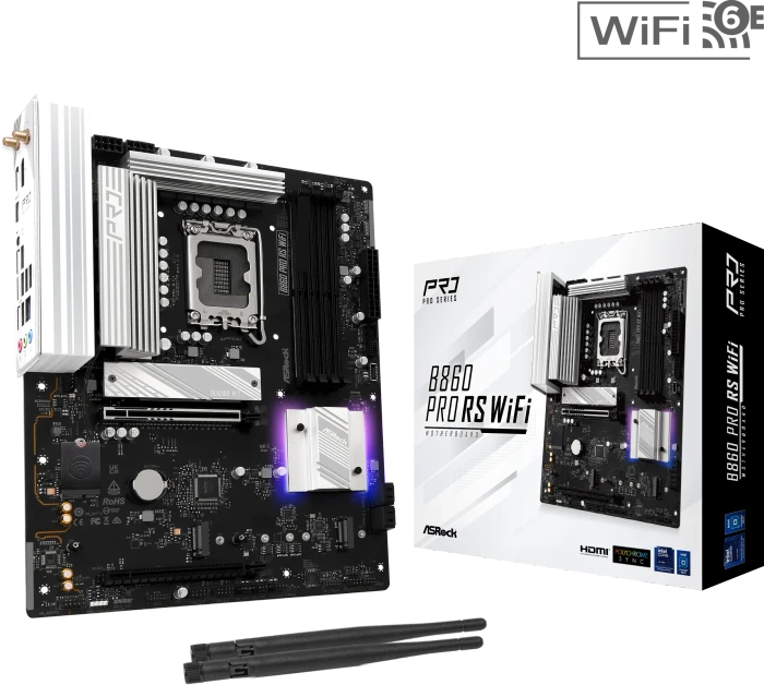 ASRock B860 Pro RS WiFi (Intel 1851)