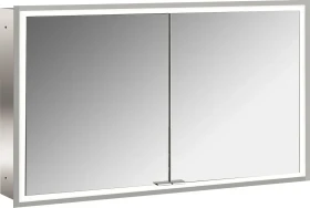 Emco Prime Facelift LED-Lichtspiegelschrank 120cm, 2 Türen, Unterputzmodell