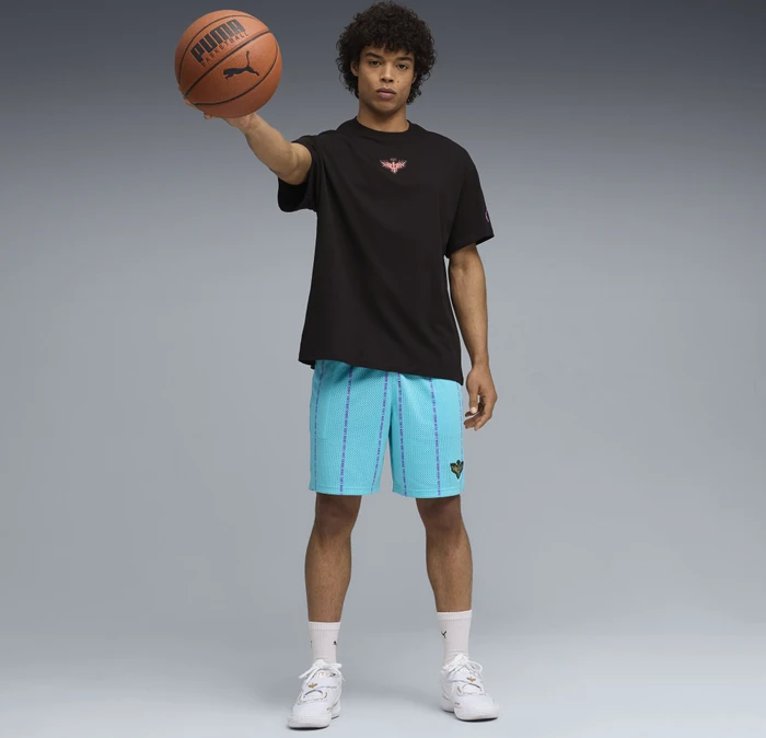 Puma Melo Alwayz On 1 Basketball T-Shirt kurzarm puma black/glowing red (Herren)